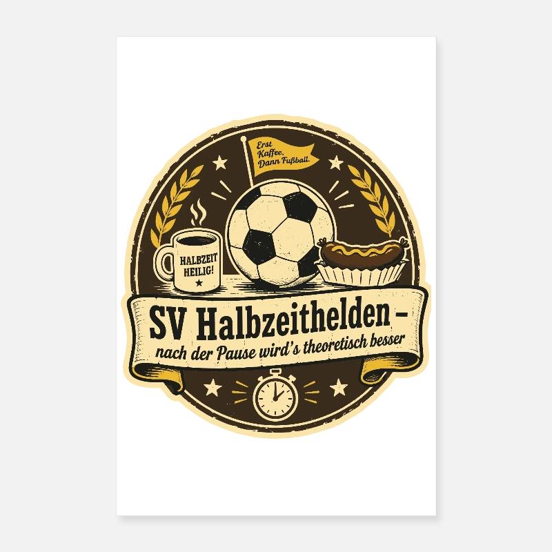 SV Halbzeithelden Poster 40x60 cm