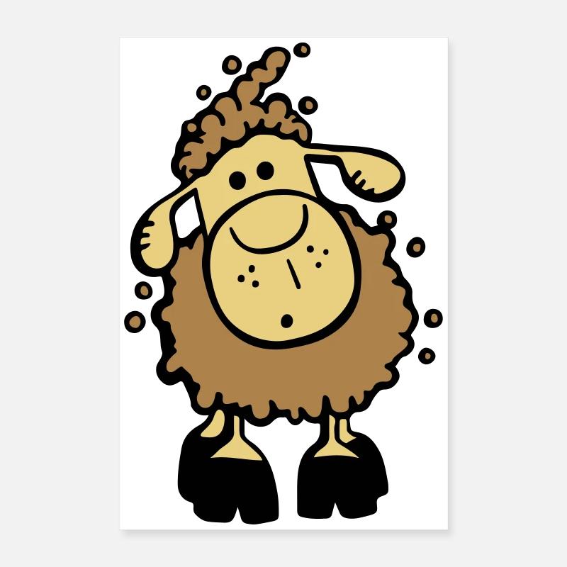 Mignon Mouton Poster 40 x 60 cm