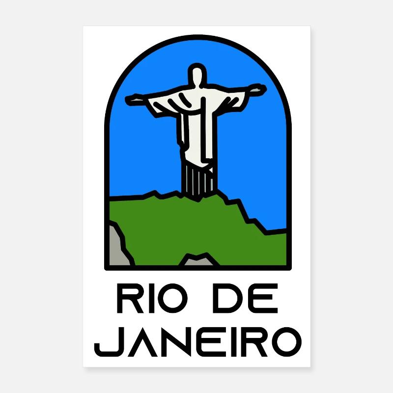 Rio de Janeiro Poster 16" x 24" (40x60 cm)
