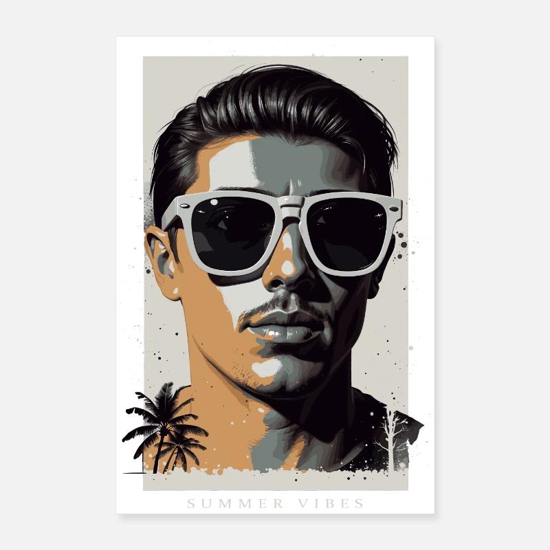 Cool hipsters Poster 16" x 24" (40x60 cm)