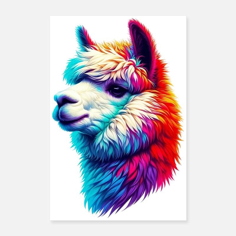 Alpaca Poster 16" x 24" (40x60 cm)
