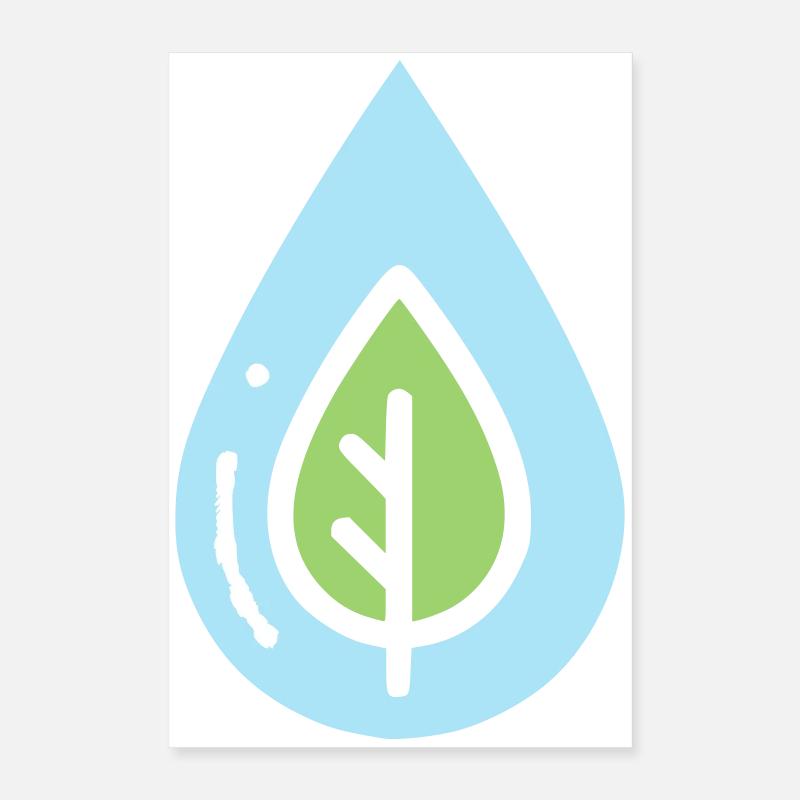 Eco Drop Nature Conservation Poster 16" x 24" (40x60 cm)
