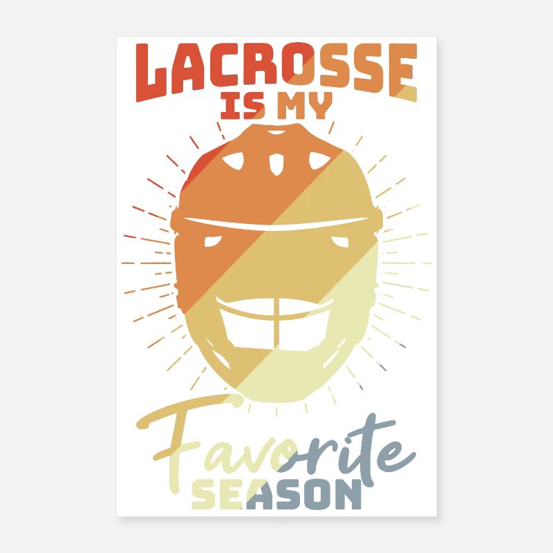 Lacrosse Motivation Poster 40x60 cm