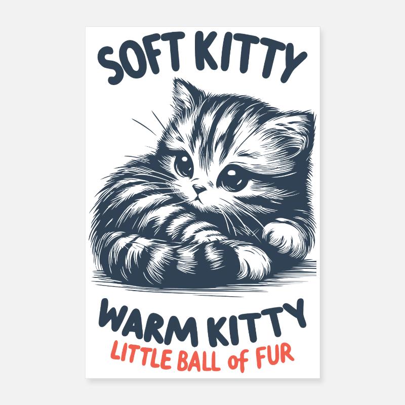 Minou doux Poster 40 x 60 cm