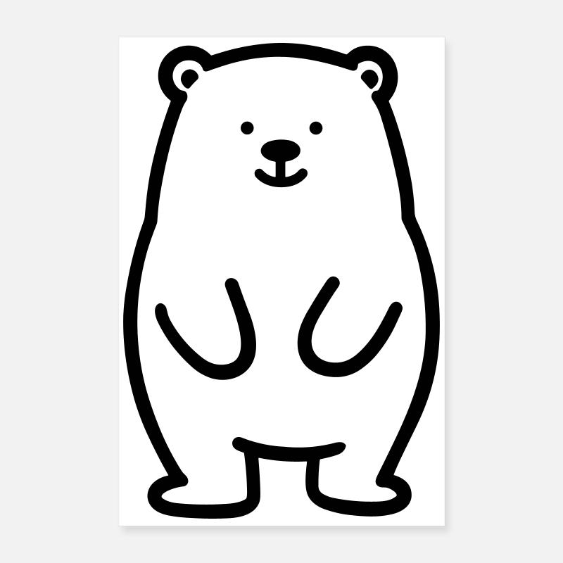 bear cub Poster 16" x 24" (40x60 cm)