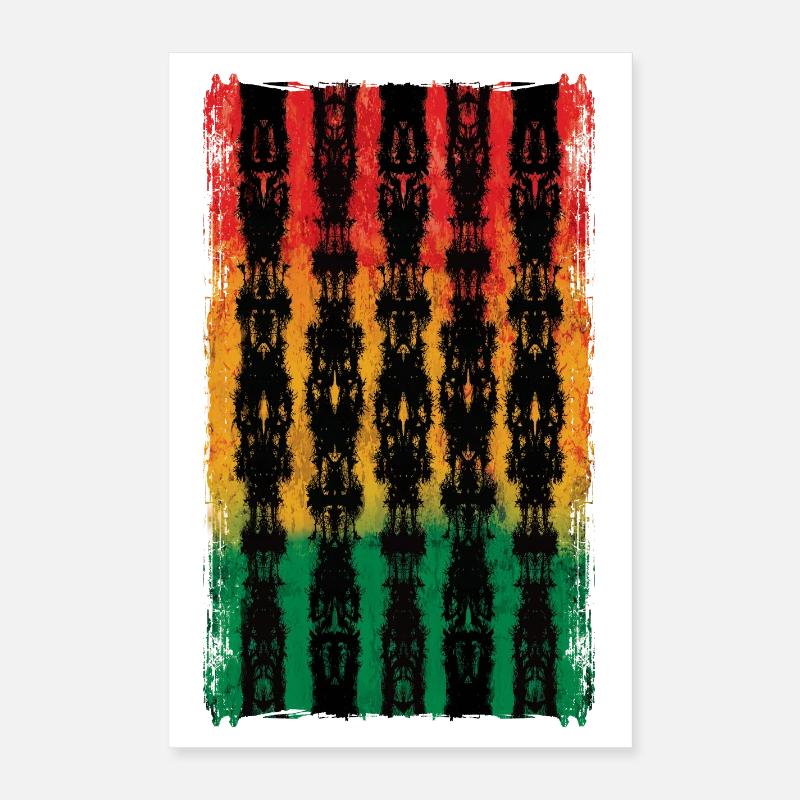 Gradient with symmetry and pattern Poster 16" x 24" (40x60 cm)