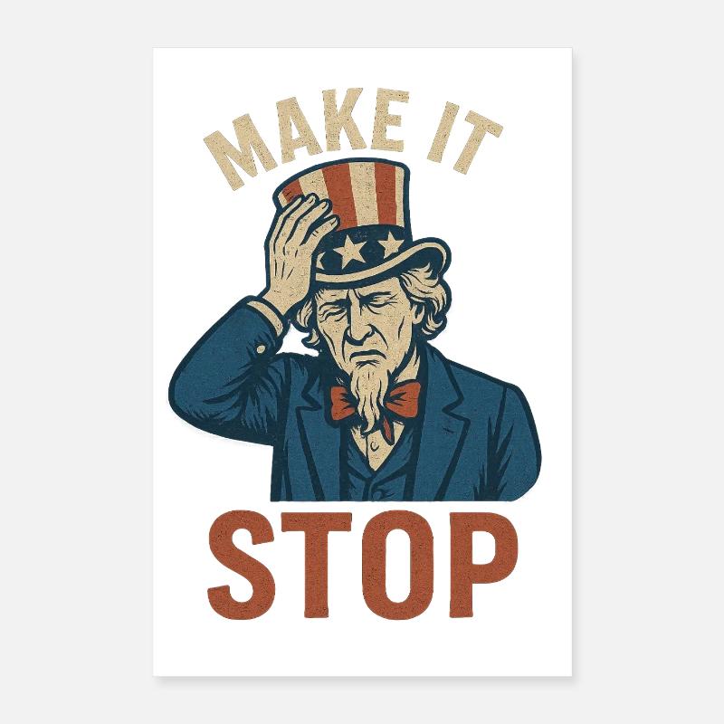 Make It stop political Poster 16" x 24" (40x60 cm)