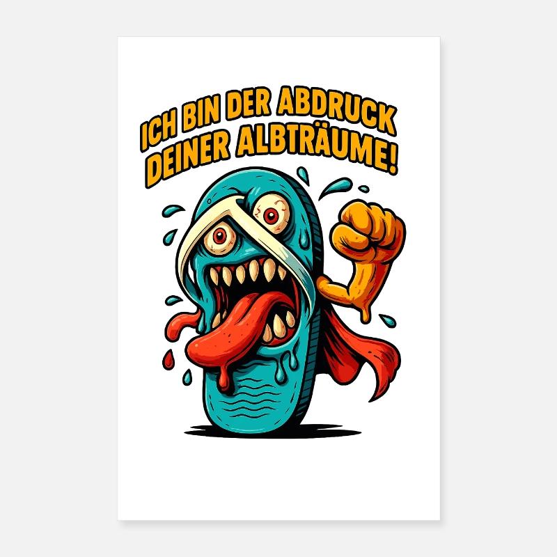 Albtraumzunge Dämon Poster 40x60 cm