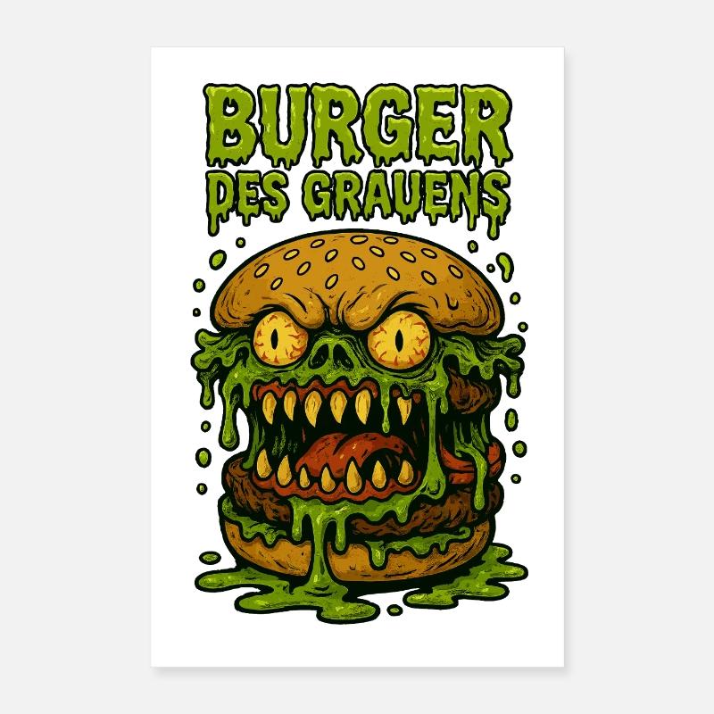 Burger des Grauens Poster 40x60 cm