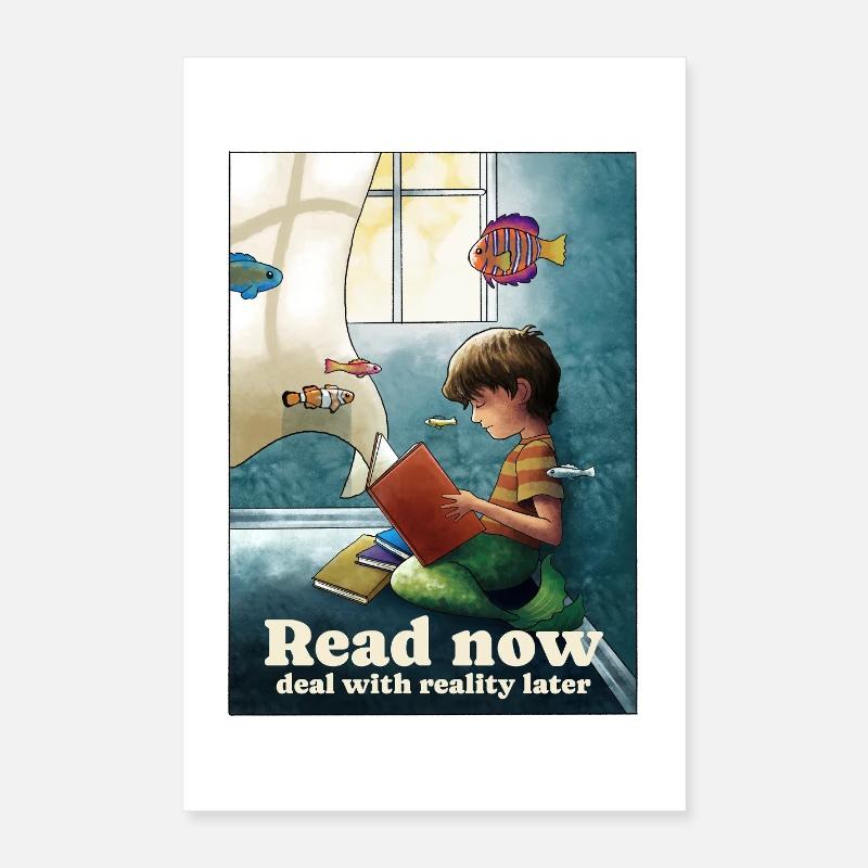 Reading below the surface Poster 16" x 24" (40x60 cm)