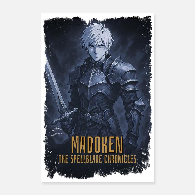 Chevalier des Chroniques de la Lame de Sortilège Poster 40 x 60 cm