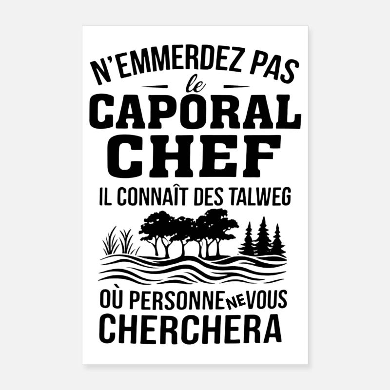 Don't Mess with the Black Visual Master Corporal Poster 16" x 24" (40x60 cm)