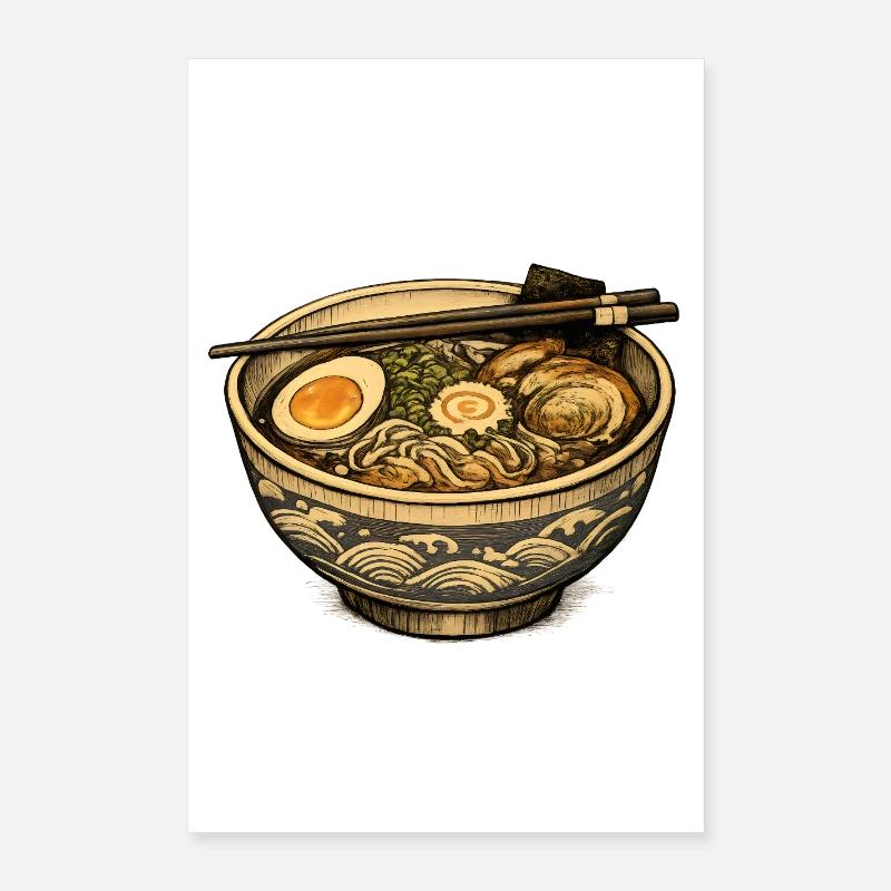Ramen Noodles Poster 16" x 24" (40x60 cm)