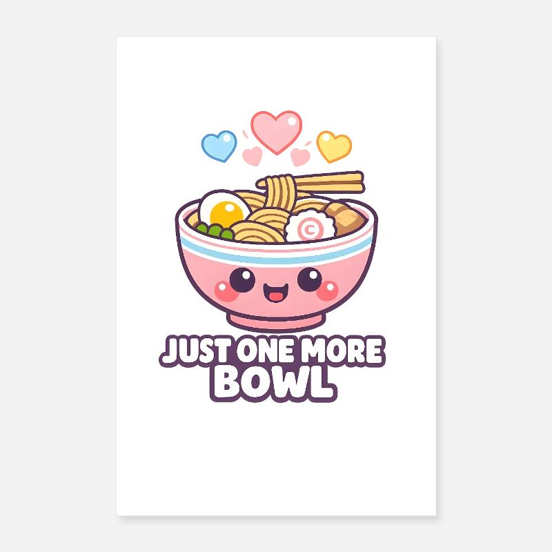 Ramen Kawaii Nudeln Poster 40x60 cm
