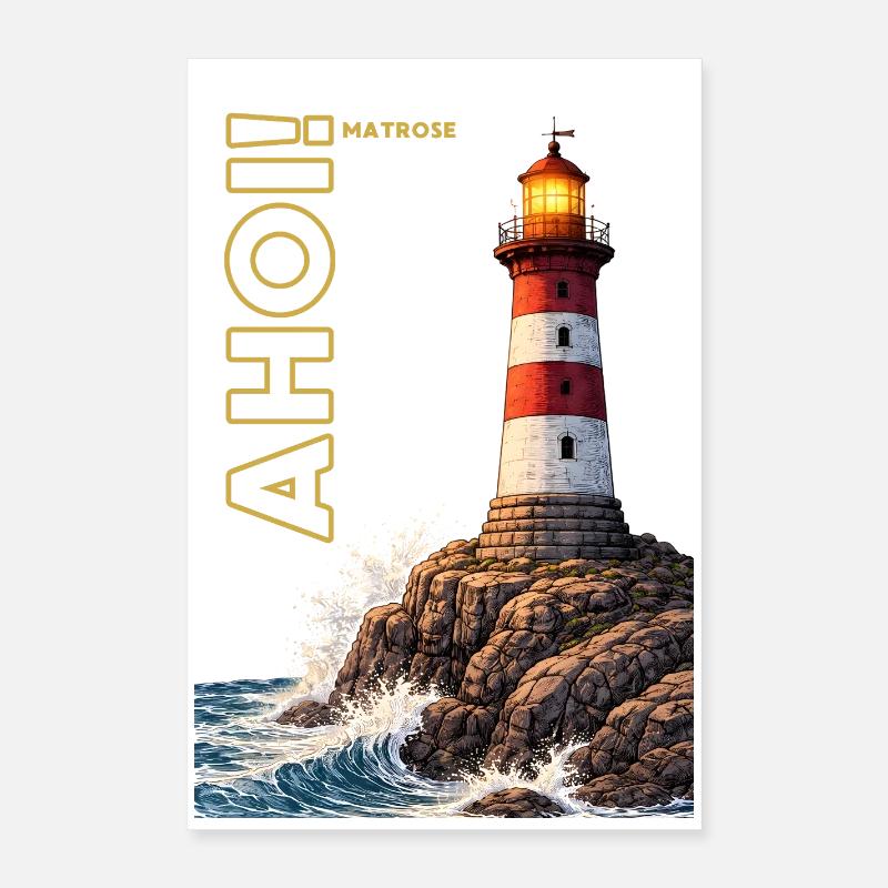 AHOI ! Marin Poster 40 x 60 cm