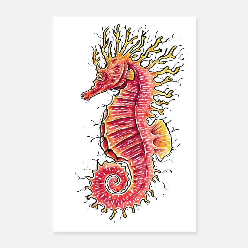 Hippocampe Poster 40 x 60 cm