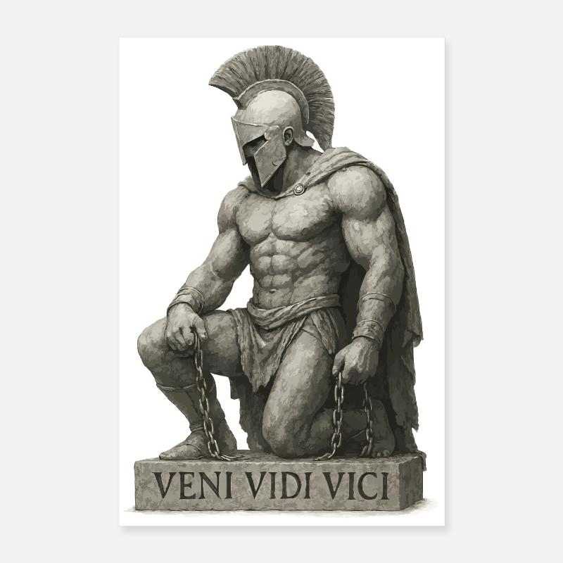 Roman Warrior Gladiator Poster 16" x 24" (40x60 cm)