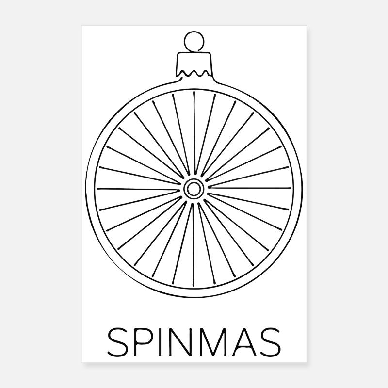 Spinmas Wheel Ornament Poster 16" x 24" (40x60 cm)