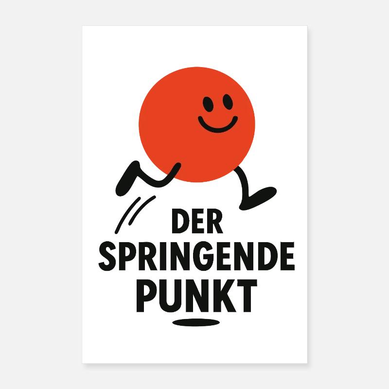 Il Punto Centrale – Gioco di parole tipografico Poster 40x60 cm