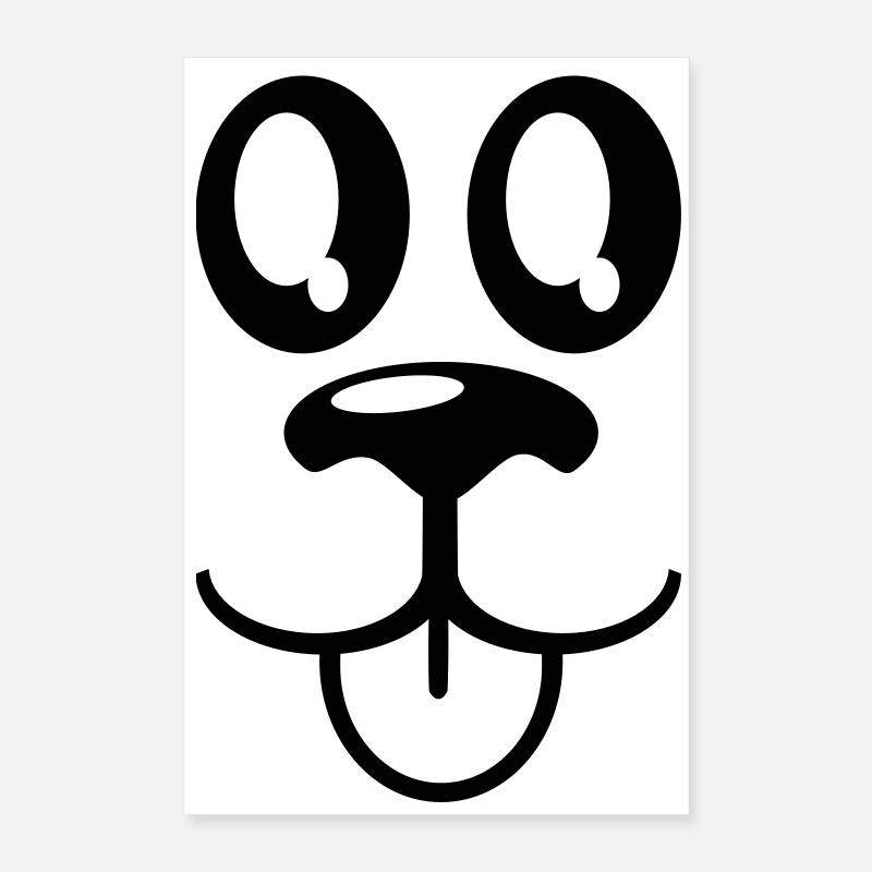 animal face Poster 16" x 24" (40x60 cm)