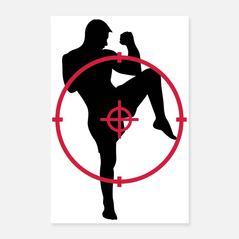 Kickboxing / Kickboxer / Kick Boxing / Kick Boxer Poster 16" x 24" (40x60 cm)