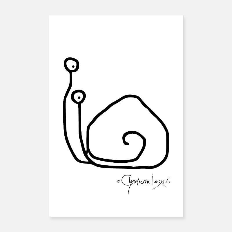 Escargotsolomeeting © Chyropterum Innoxius Poster 40 x 60 cm