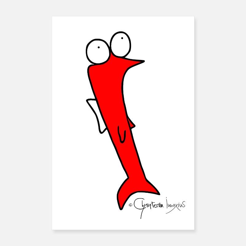 Plötzfisch © Chyropterum Innoxius Poster 40x60 cm