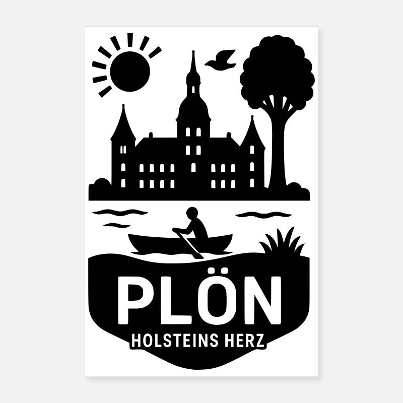 Plön SH Schleswig Holstein Poster 40x60 cm