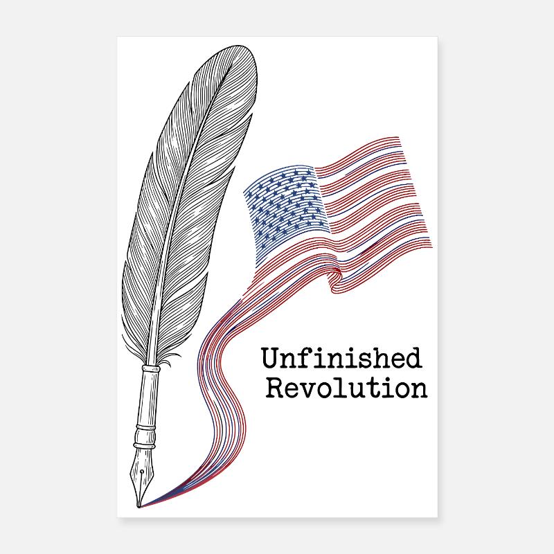Révolution inachevée Poster 40 x 60 cm