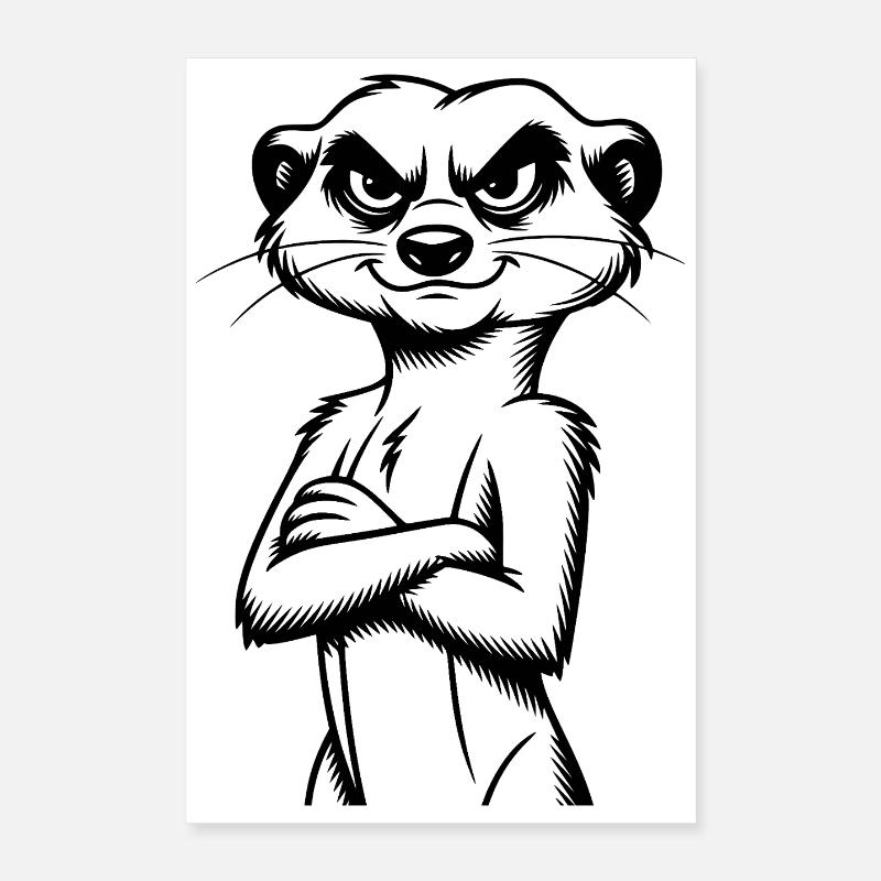 Suricate Poster 40 x 60 cm