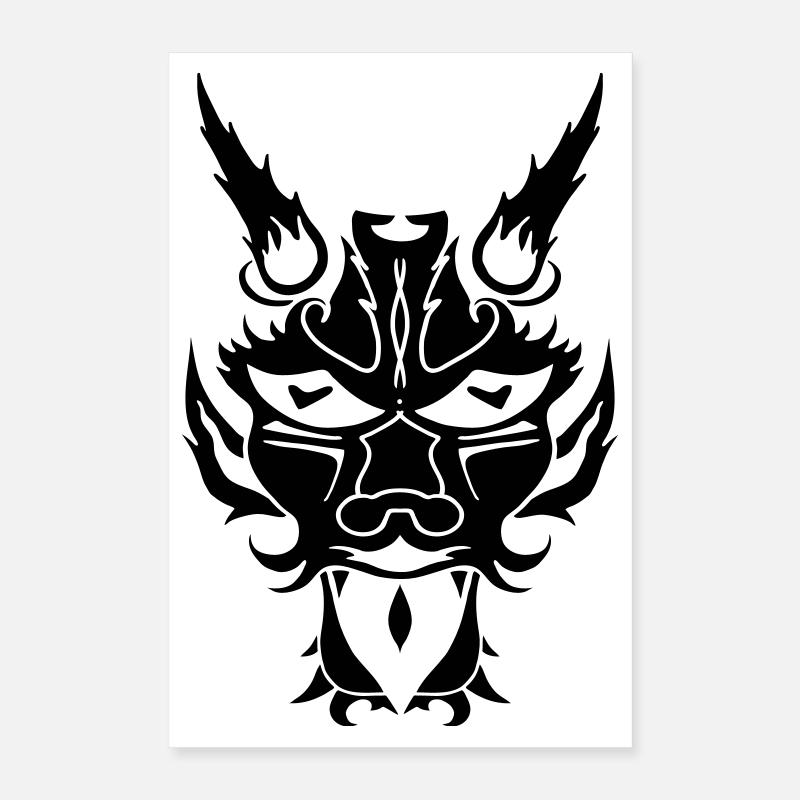 The demon Poster 16" x 24" (40x60 cm)
