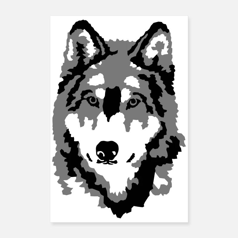 Wolf Poster 40x60 cm