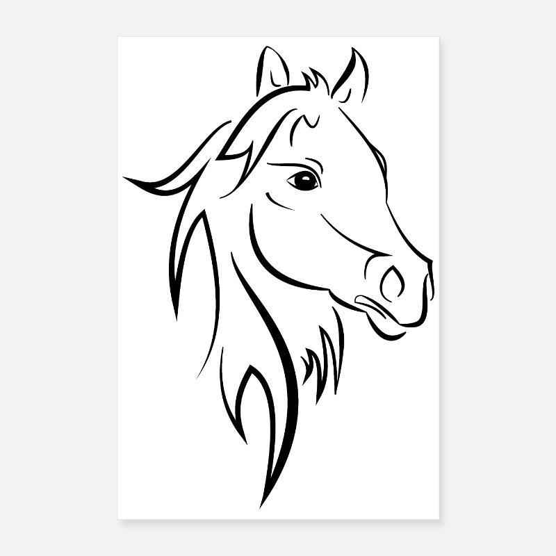 Cheval Poster 40 x 60 cm