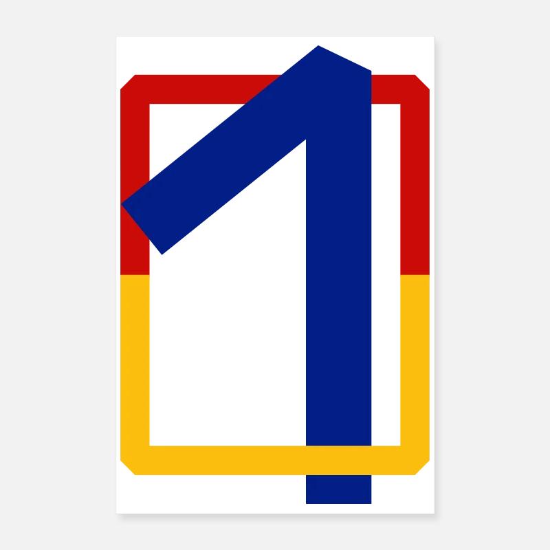 Dix angulaires Poster 40 x 60 cm