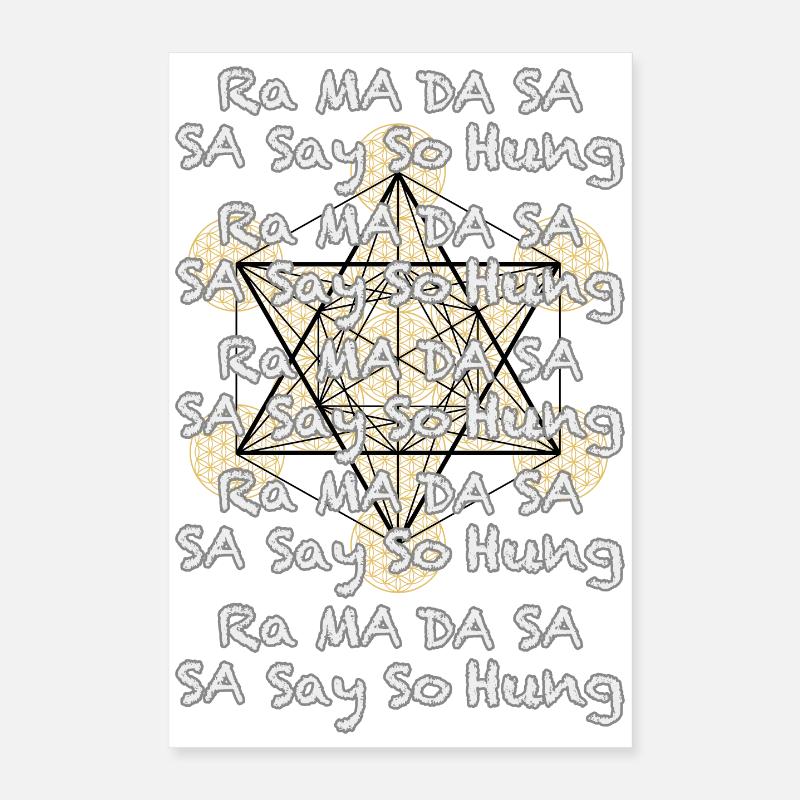 Mantra de guérison Poster 40 x 60 cm