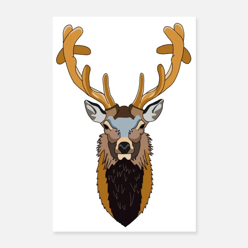 Cerf Poster 40 x 60 cm