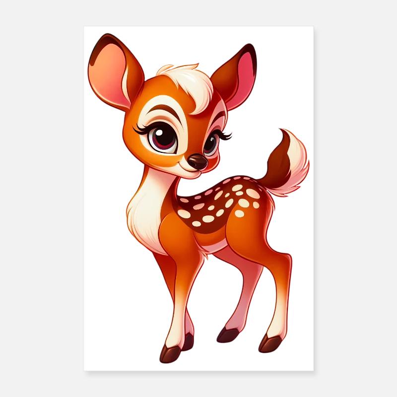 Fawn Poster 16" x 24" (40x60 cm)