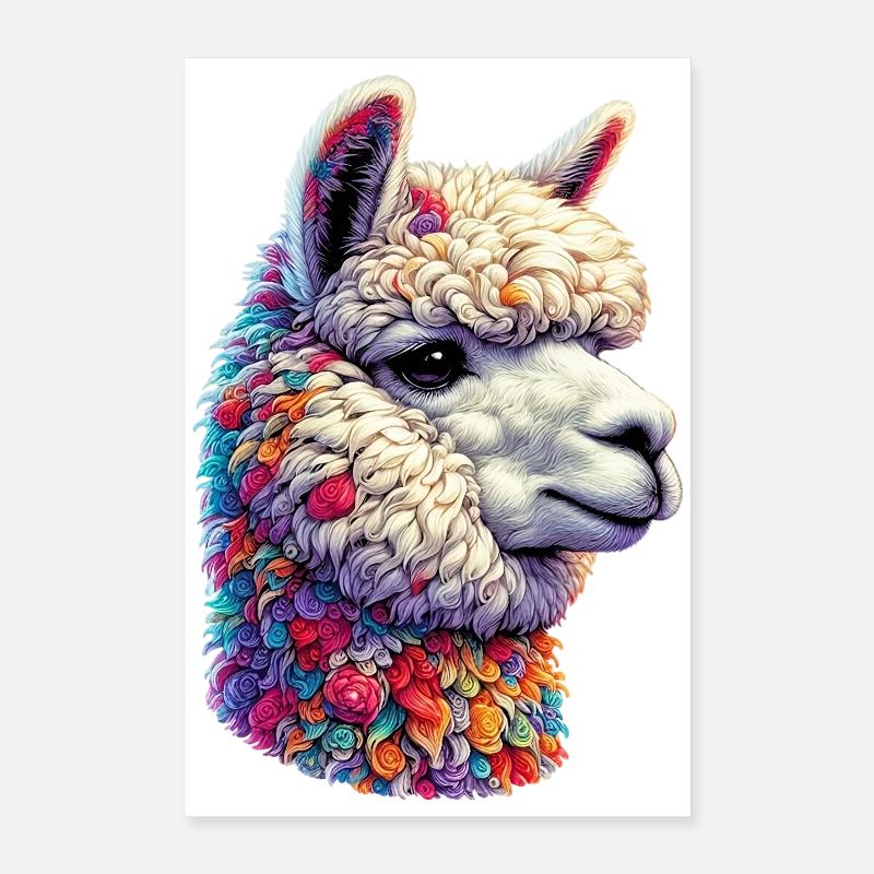 Alpaka Poster 40x60 cm