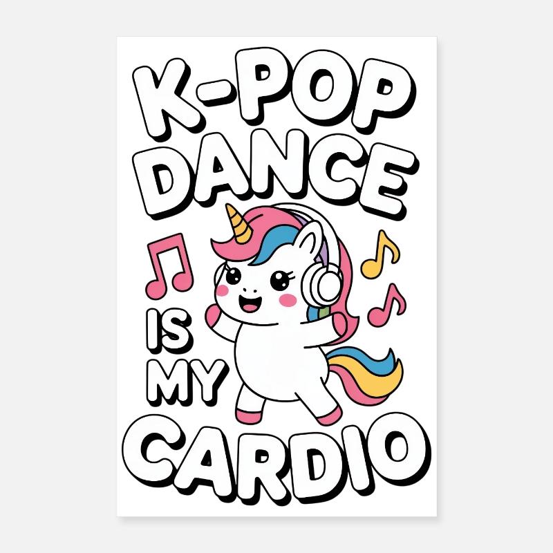 K-Pop Danse Drôle Corée Poster 40 x 60 cm