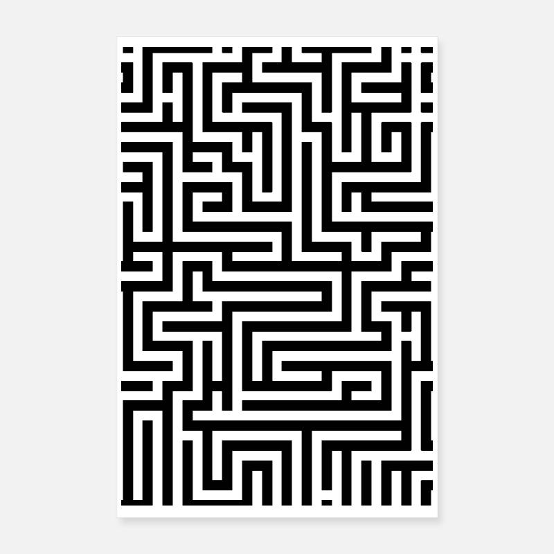 Labyrinthe Poster 40 x 60 cm