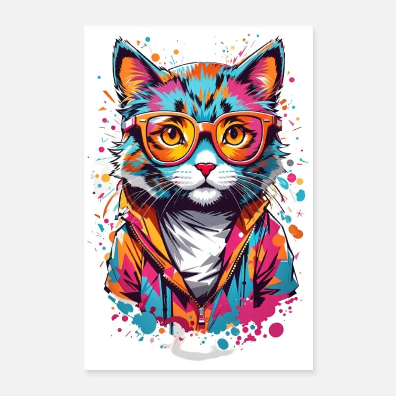 Chat mignon Poster 40 x 60 cm