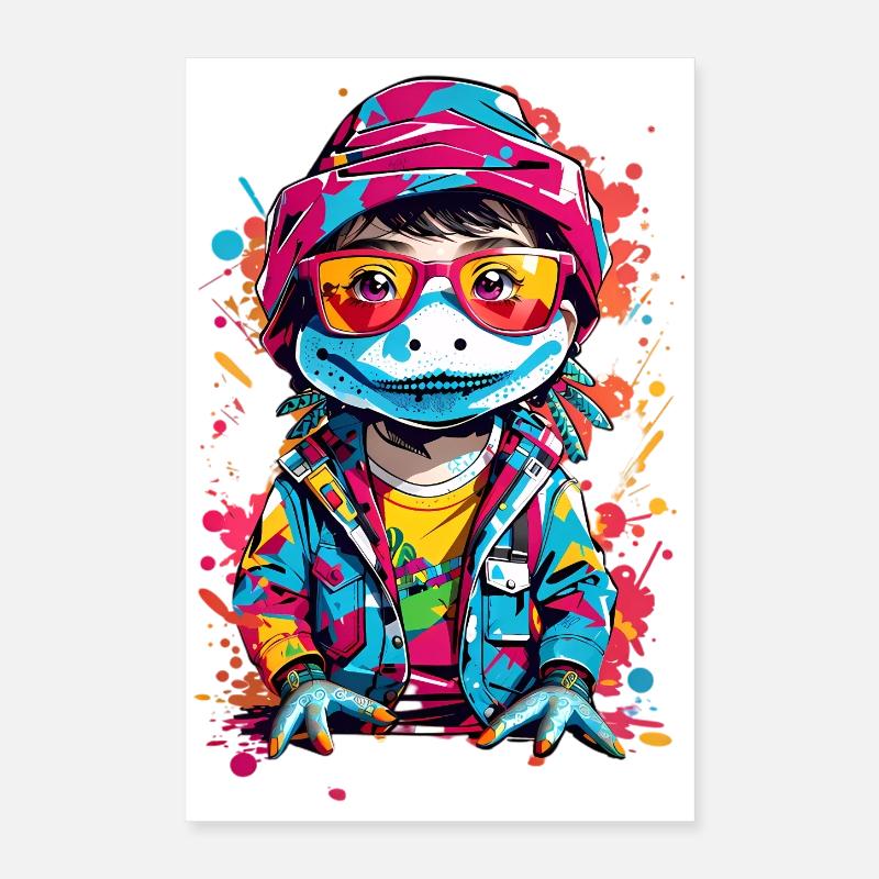 Crocodile cool Poster 40 x 60 cm