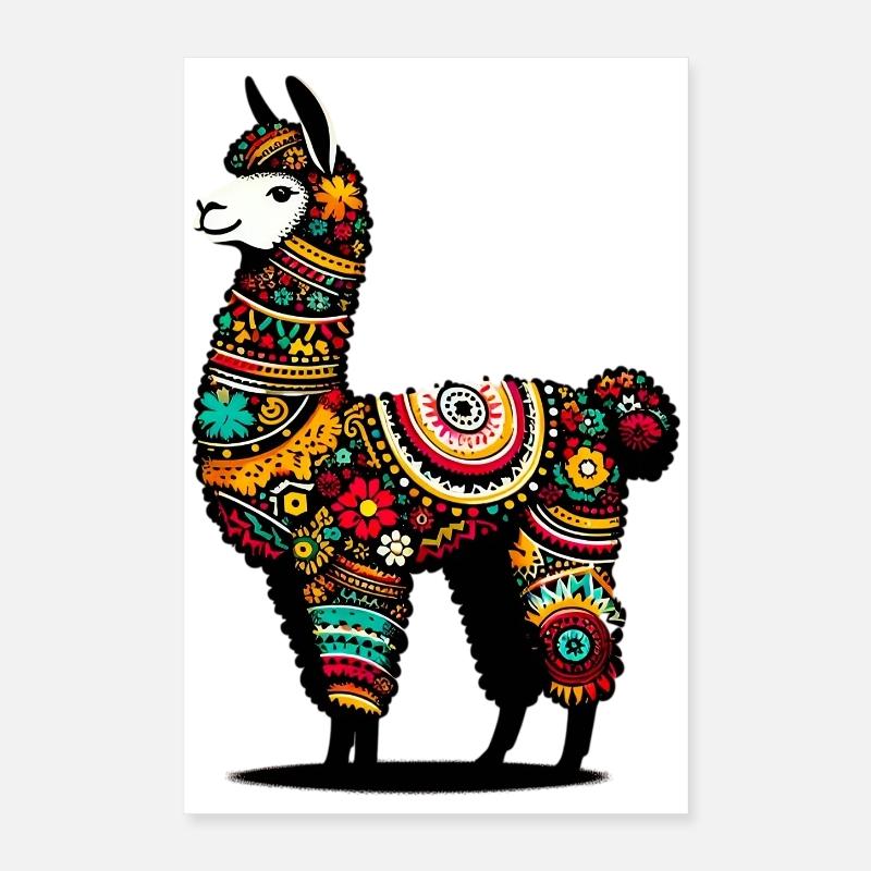 Alpaka Poster 40x60 cm