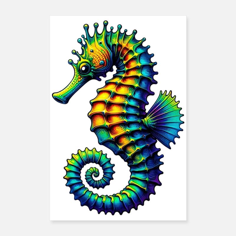 Seepferdchen Poster 40x60 cm