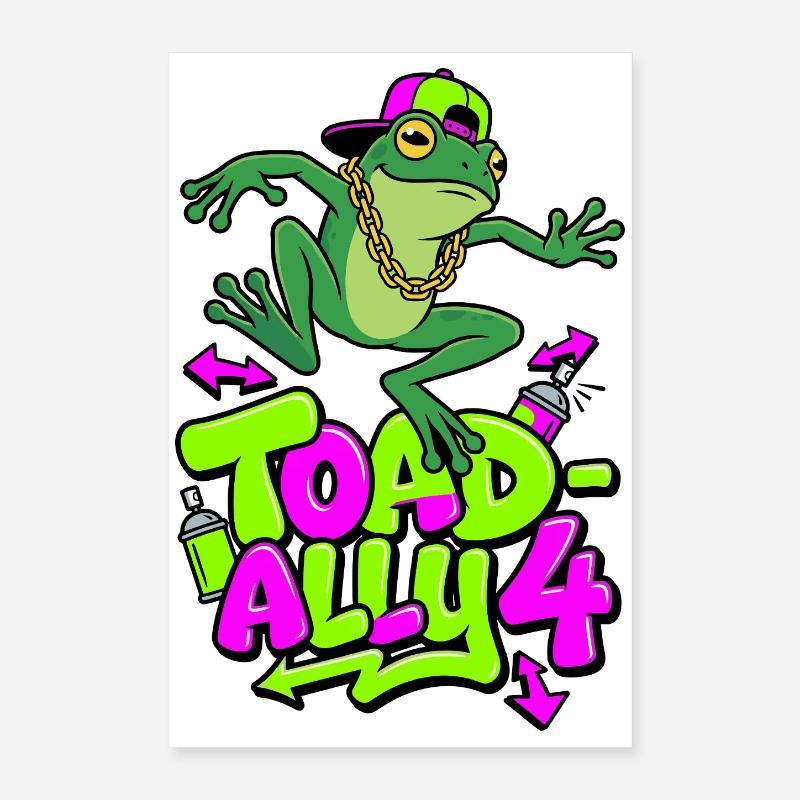 Toad-Ally 4 Cool Toad Poster 16" x 24" (40x60 cm)