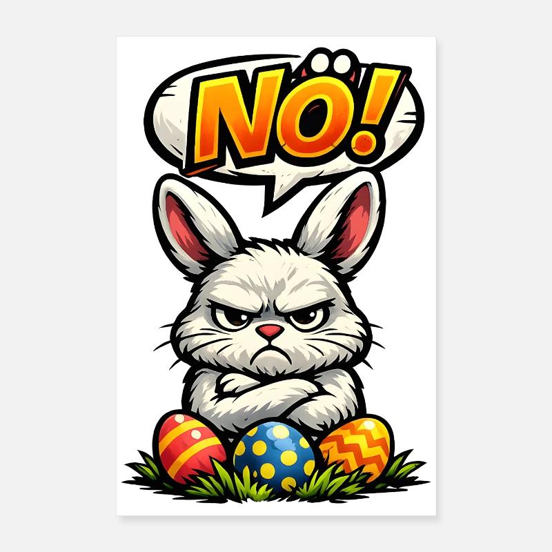 Lower Austrian Bunny Easter Gift Poster 16" x 24" (40x60 cm)