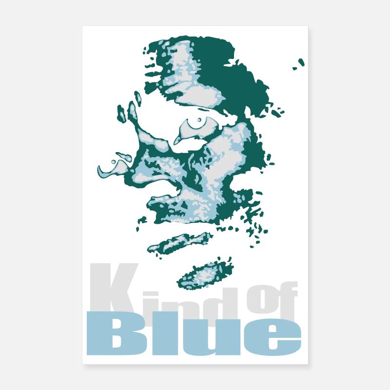 Blue jazz flex Poster 16" x 24" (40x60 cm)