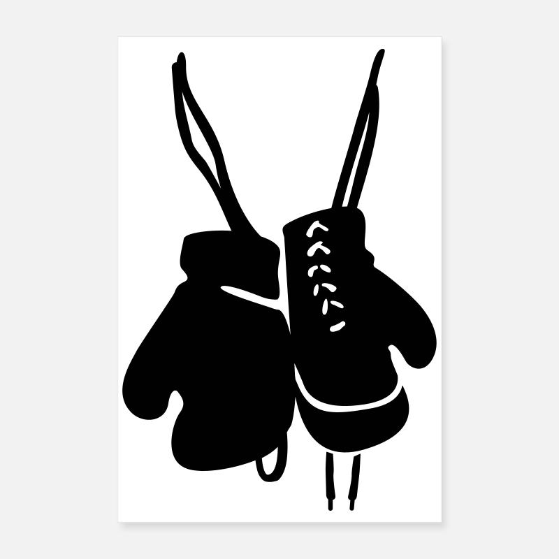 gants de boxe Poster 40 x 60 cm