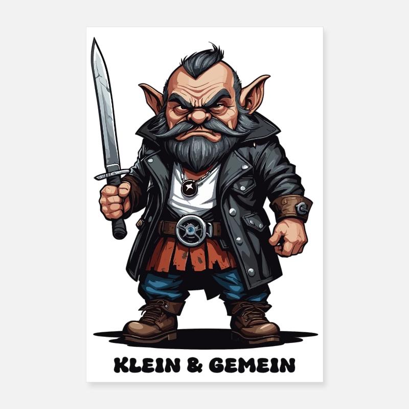 Little Evil Dwarf Poster 16" x 24" (40x60 cm)