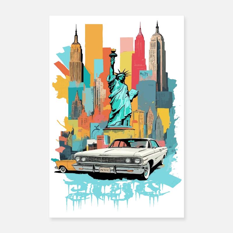 Ville de New York Poster 40 x 60 cm